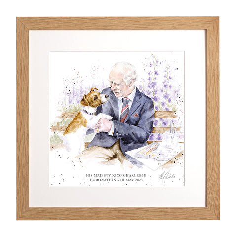 SPECIAL OFFER - LIMITED STOCK - Wrendale - KING CHARLES III - Coronation Prints