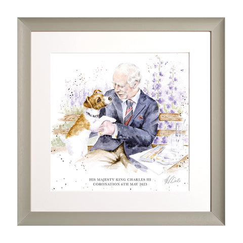 SPECIAL OFFER - LIMITED STOCK - Wrendale - KING CHARLES III - Coronation Prints