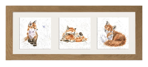 Wrendale  - A Trio of Framed Cards - Foxes