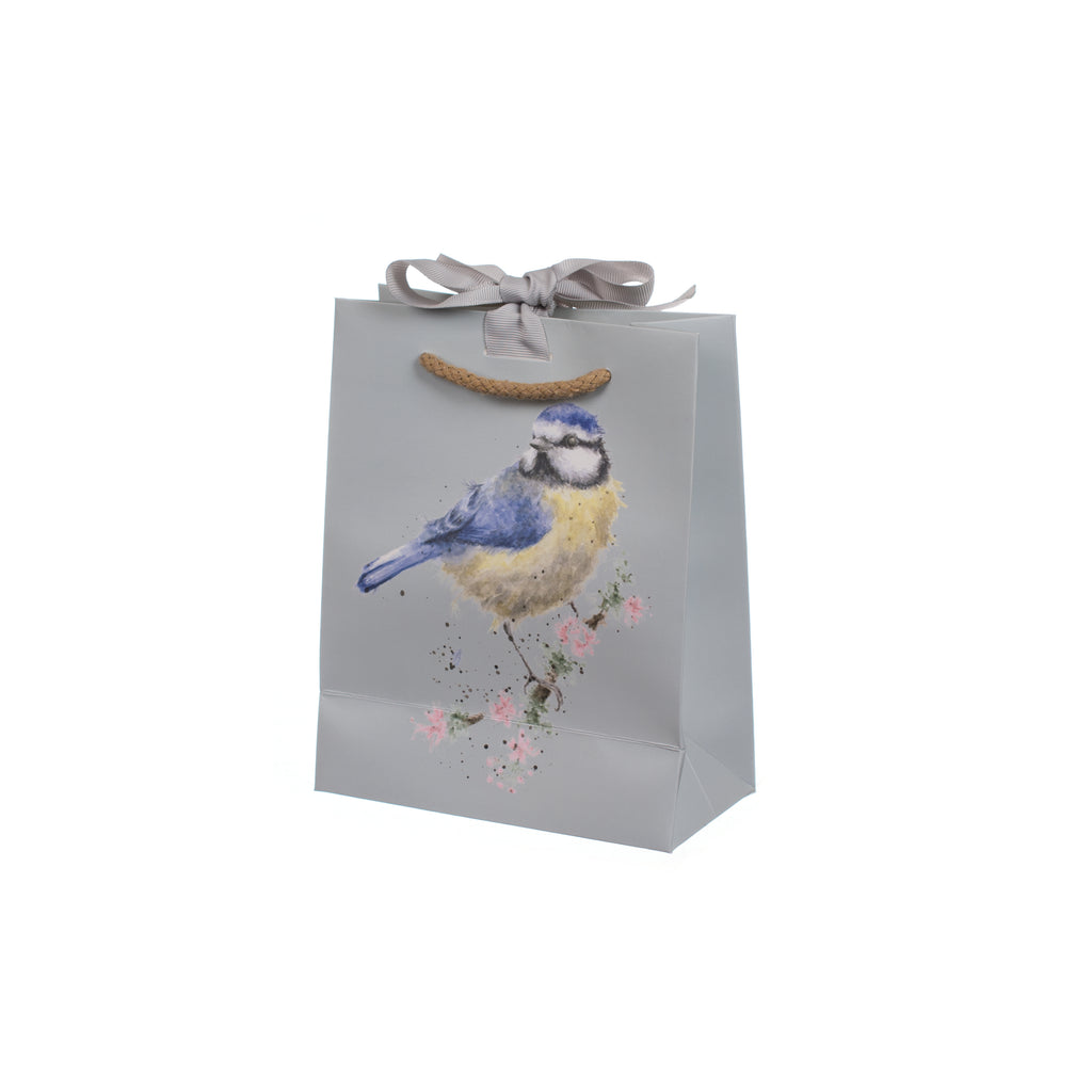 Wrendale - Gift Bag - Small - Garden Birds Blue Tits