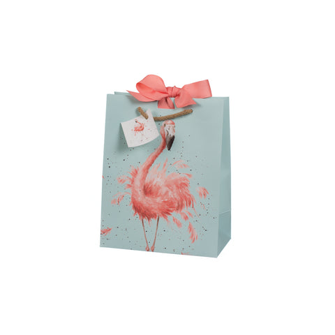 Wrendale - Gift Bag - Small - Flamingo