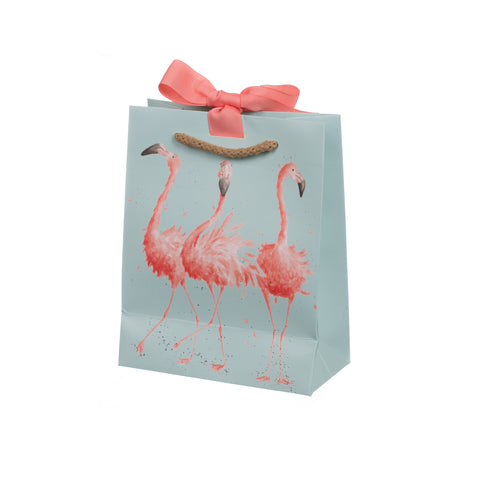 Wrendale - Gift Bag - Medium - Flamingo