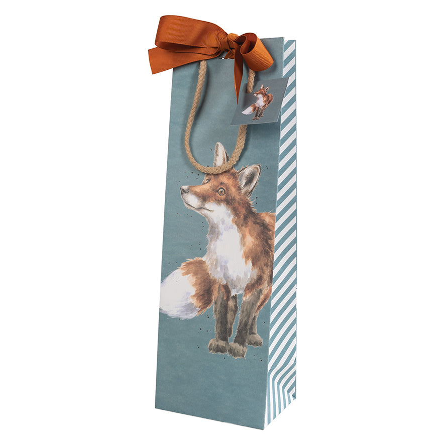 Wrendale - Gift Bag - Bottle Bag - Born to be Wild - Fox