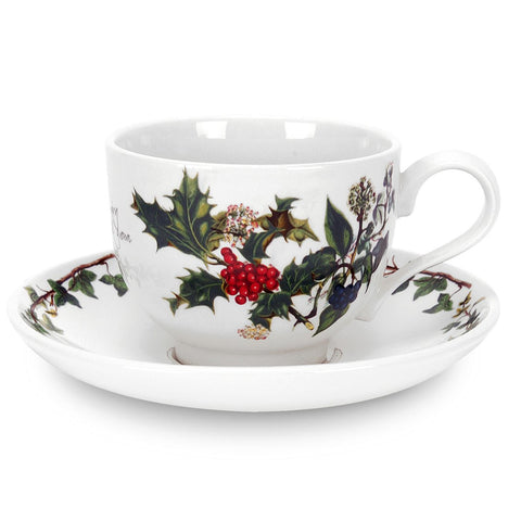 The Holly & the Ivy Tea Cup & Saucer