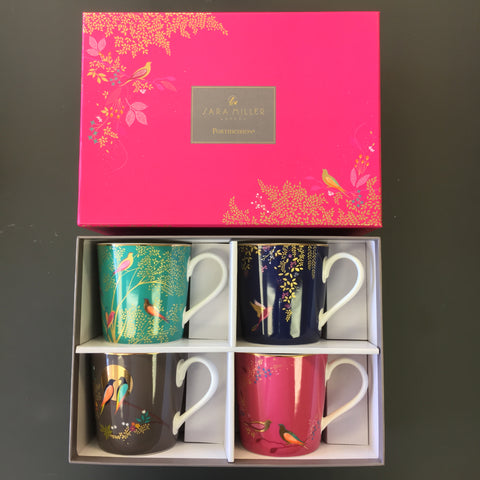 Sara Miller Mug - Chelsea Collection - Gift Box Set of 4 Mugs
