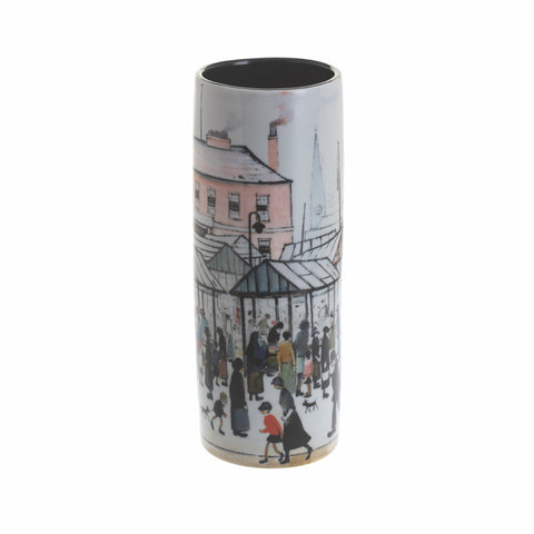 John Beswick - Medium Art Vase - Lowry Market Scene