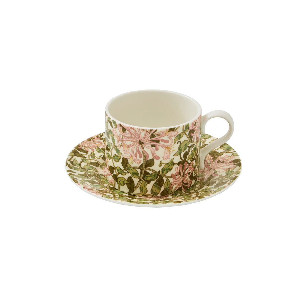 Morris & Co Teacup & Saucer Honeysuckle