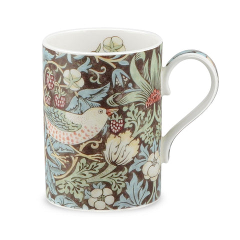 Morris & Co - Fine Bone China Mug - Strawberry Thief