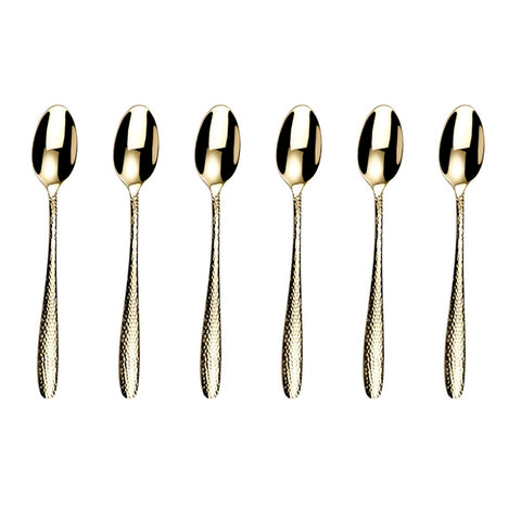 Arthur Price Monsoon Mirage - 6 Sundae Spoons Set ( Champagne Gold )