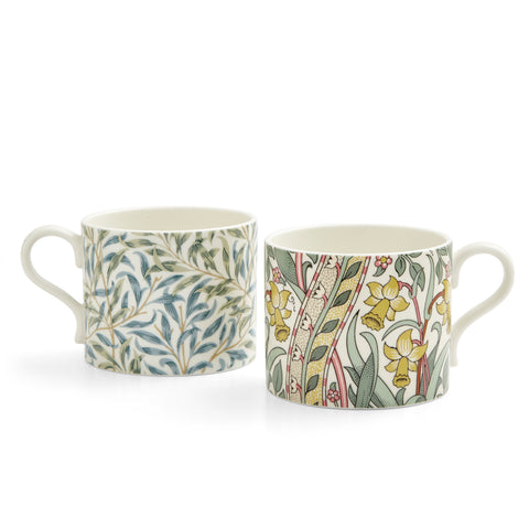 Morris & Co - Mugs - Set of Two - Daffodil & Willow Bough
