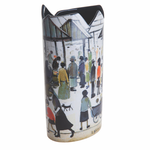 John Beswick - Art Vase - Lowry Market Scene