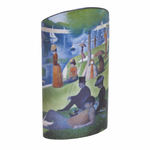 John Beswick Silhouette d'art Vase - George Seurat A Sunday on the Grand Jatte