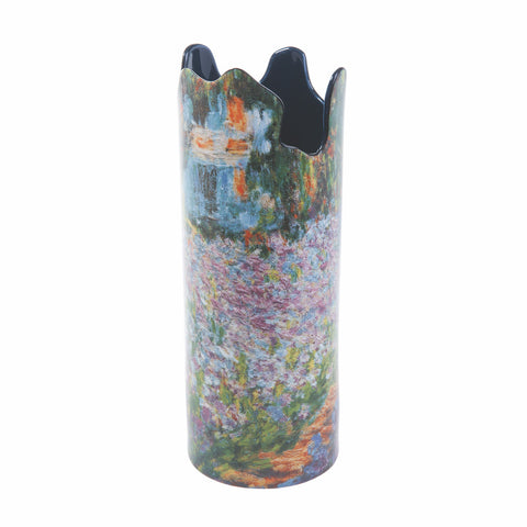 John Beswick - Art Vase - Monet Irises in Garden