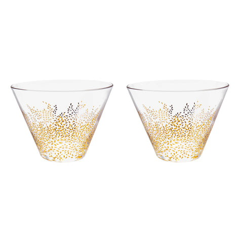 Sara Miller - Chelsea Collection - Set of 2 Glass Bowls