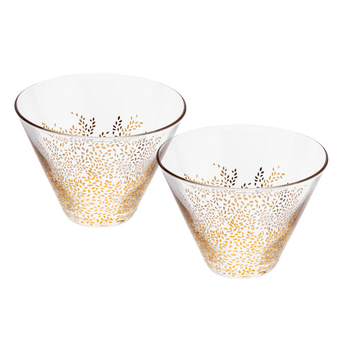 Sara Miller - Chelsea Collection - Set of 2 Glass Bowls