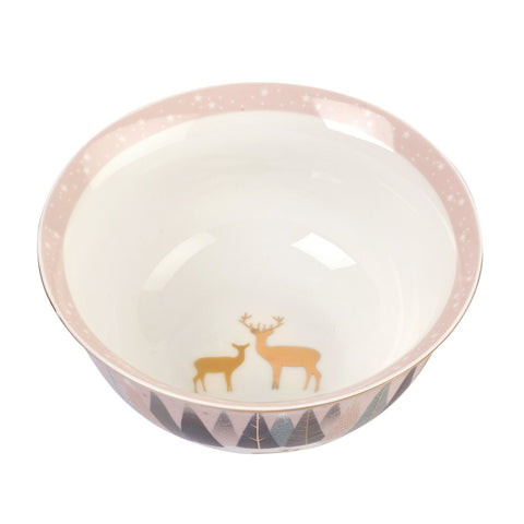 Sara Miller - Frosted Pines - Candy Bowl - Deer