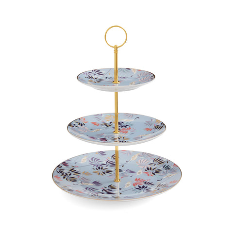 Sara Miller - India Collection - 3 Tier Cake Stand