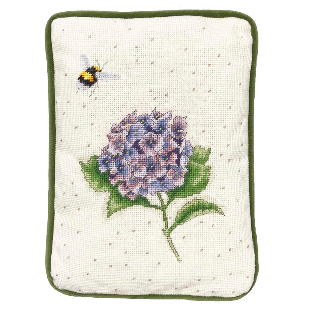 Bothy Threads - Wrendale - Tapestry Kit - The Busy Bee - Bee & Hydrangea