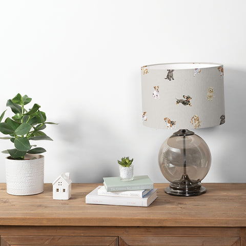Wrendale - Home - Lampshade - Dog Grey