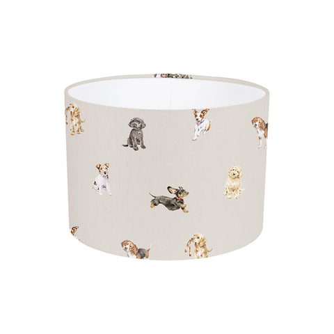 Wrendale - Home - Lampshade - Dog Grey
