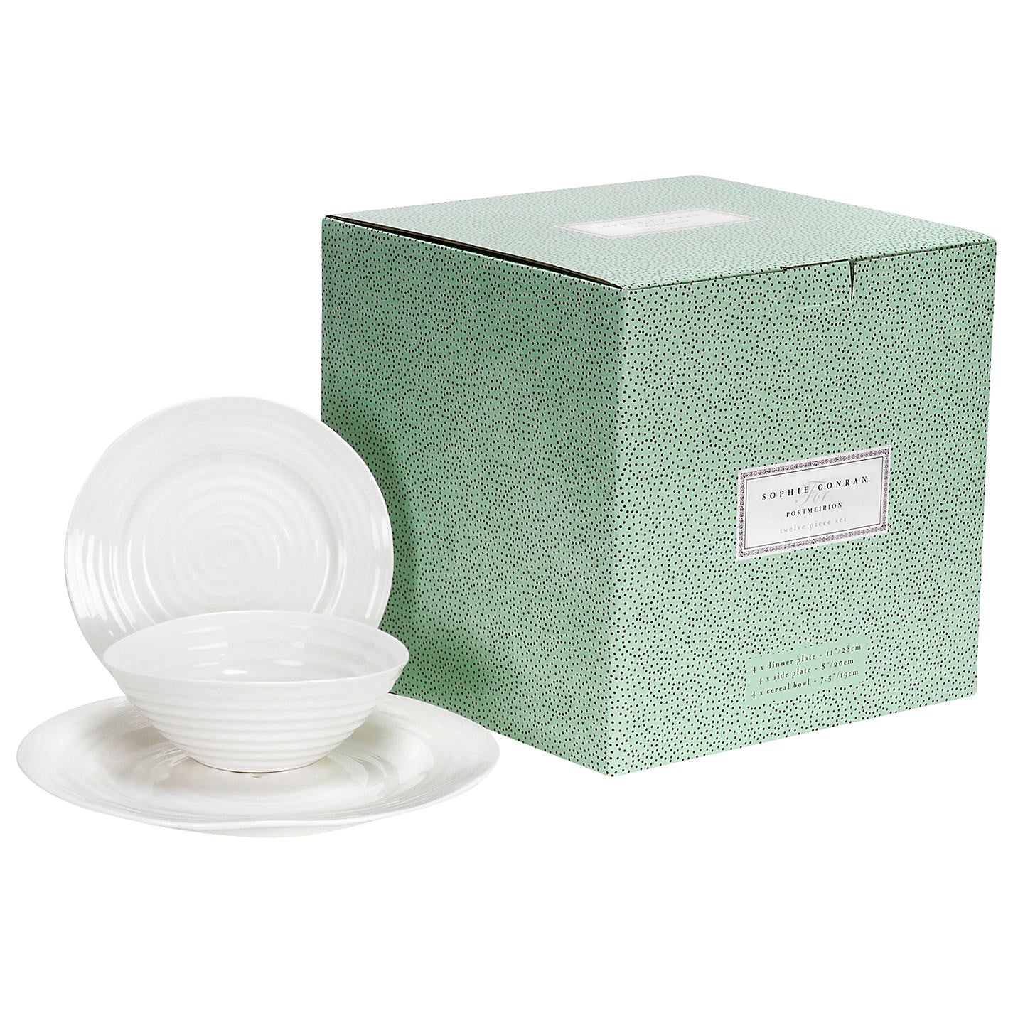 Sophie Conran 12 Piece White Rimmed Dinner Service