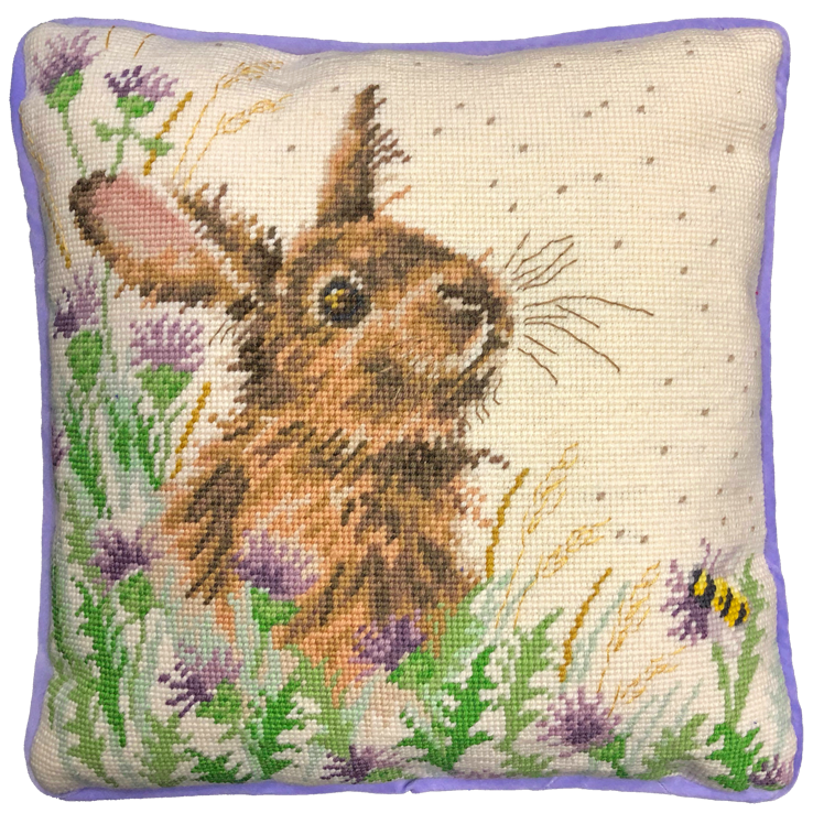 Bothy Threads - Wrendale - Tapestry Kit - The Meadow - Rabbit in Thistles