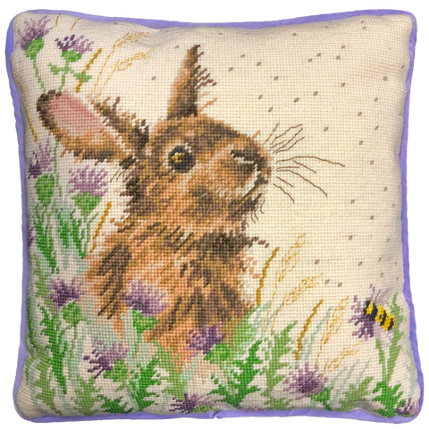 Bothy Threads - Wrendale - Tapestry Kit - The Meadow - Rabbit in Thistles