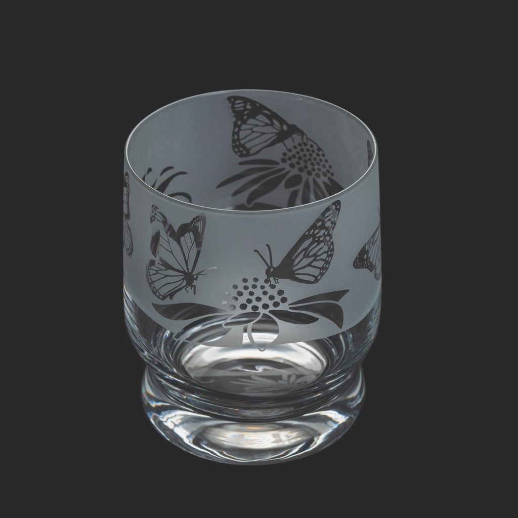 Dartington Crystal - Aspect - Tumbler - Butterflies *