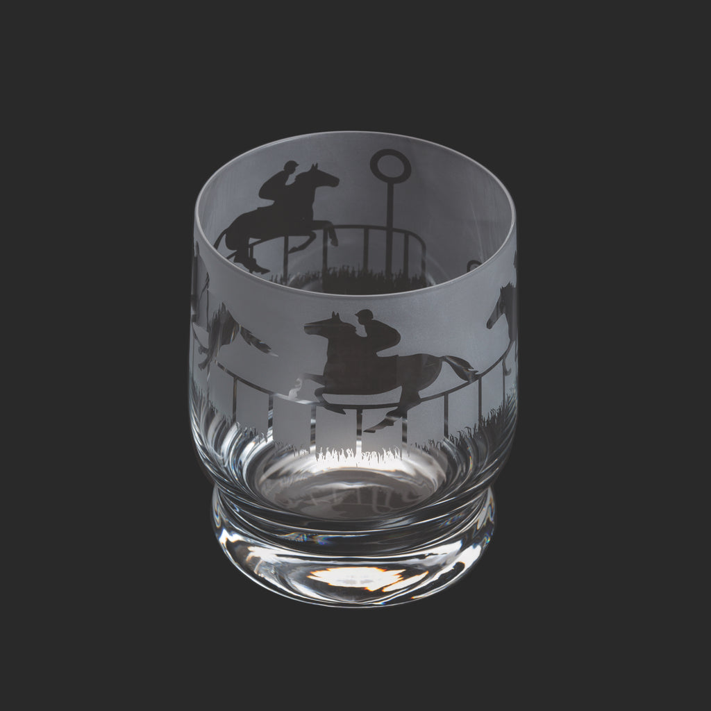 Dartington Crystal - Aspect - Tumbler - Horse Racing