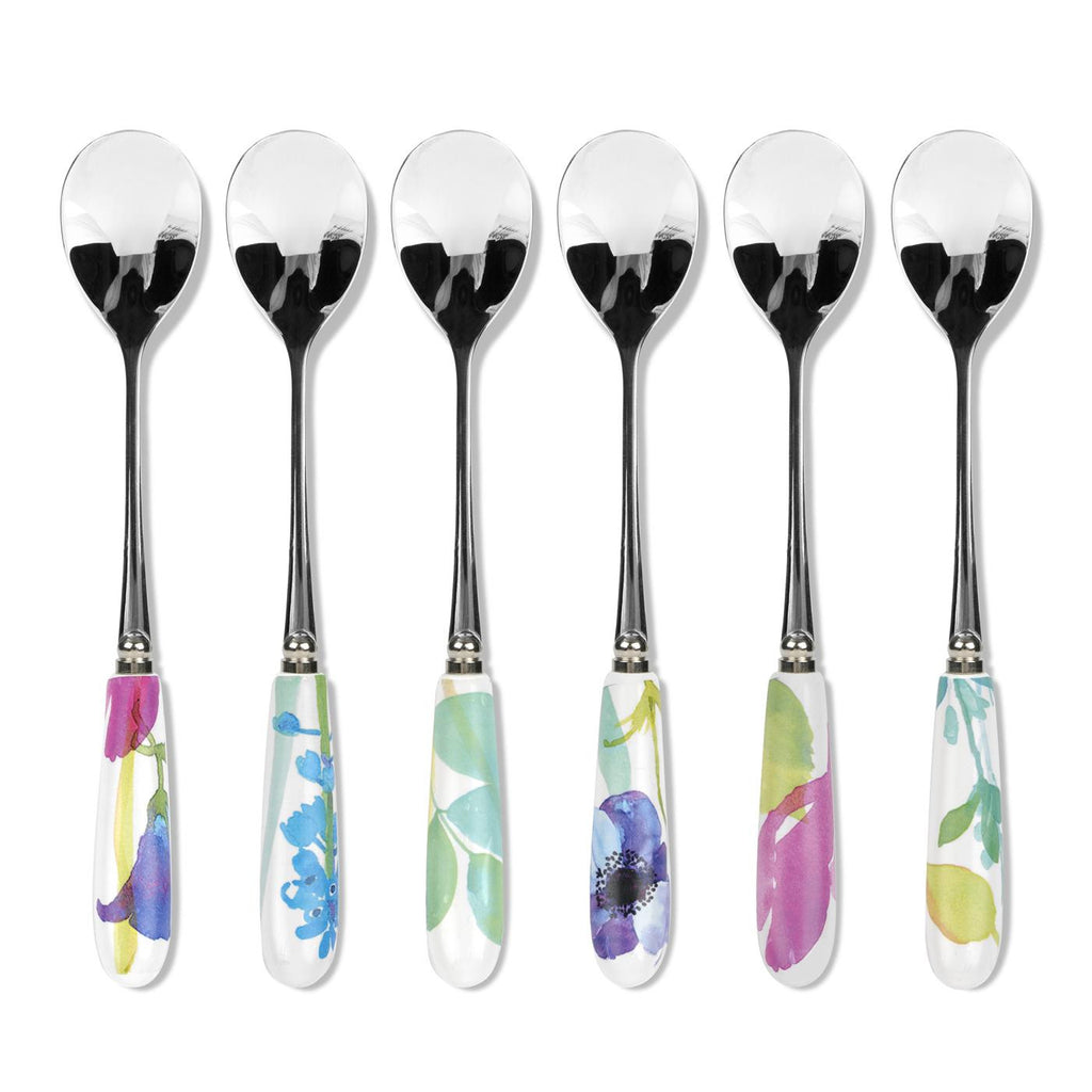 Portmeirion - Water Garden - Tea Spoons ( Box set of 6 )