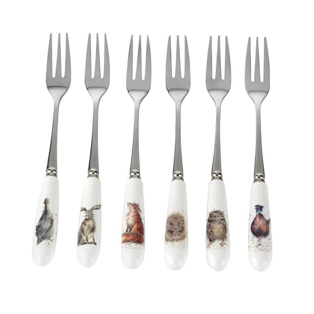 Wrendale Pastry Forks S/6