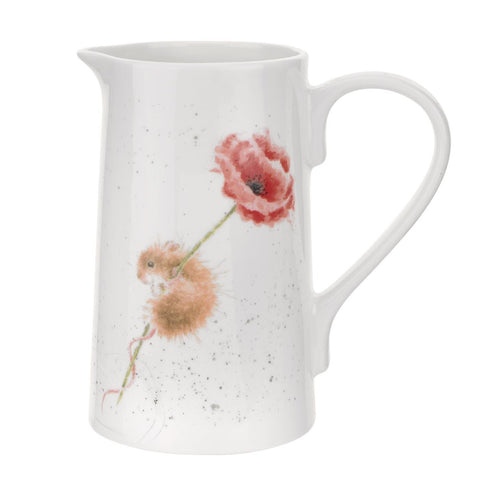 Wrendale 2 Pint Jug - Mouse & Poppy