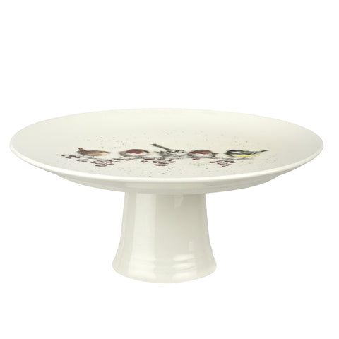 Wrendale - Footed Cake Stand - Christmas Snowy Day