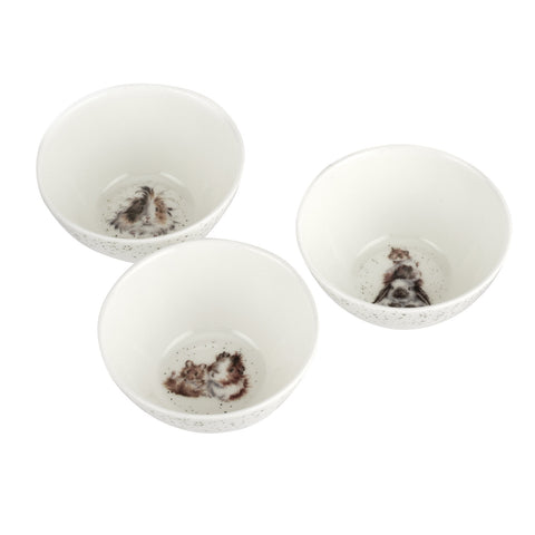 Wrendale 3 Bowl & Tray Set