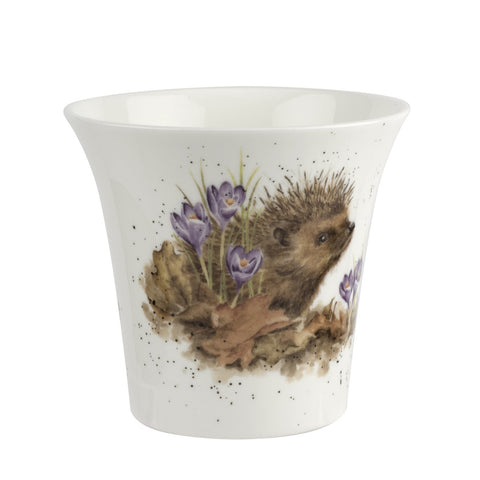 Wrendale - Small Flower / Herb Pot - Hedgehog