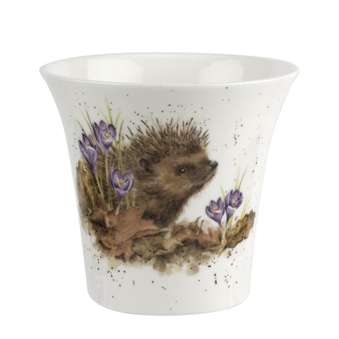 Wrendale - Small Flower / Herb Pot - Hedgehog