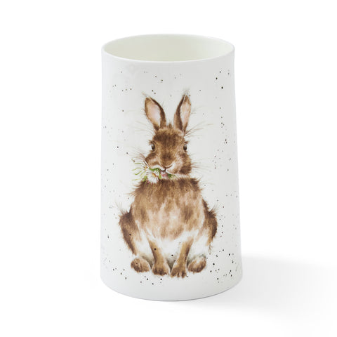 Wrendale - Medium Vase 17cm / 6.75"  Rabbit / Daisy