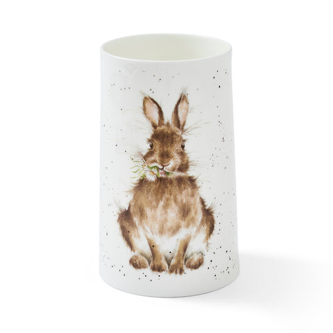 Wrendale - Vase 17cm / 6.75"  Rabbit / Daisy