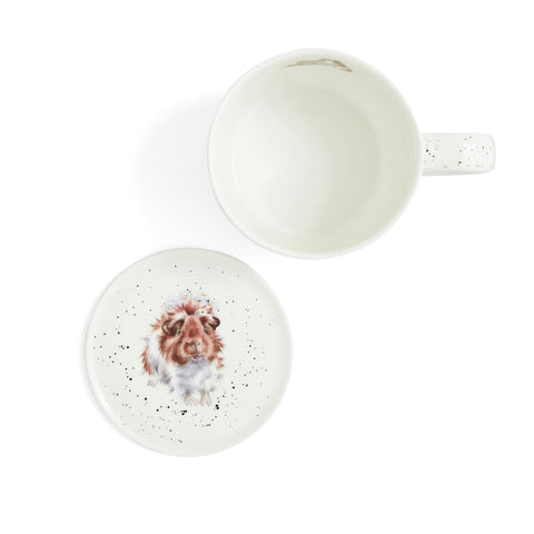 Wrendale Mug & Coaster Set - Piggy in the Middle