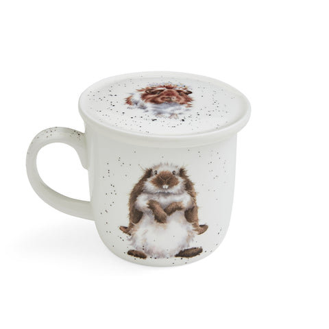 Wrendale Mug & Coaster Set - Piggy in the Middle