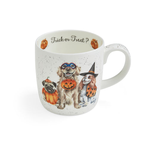 Wrendale - Halloween - Large Bone China Mug - Trick or Treat Halloween - Dogs