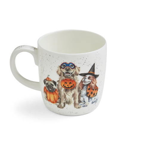 Wrendale - Halloween - Large Bone China Mug - Trick or Treat Halloween - Dogs
