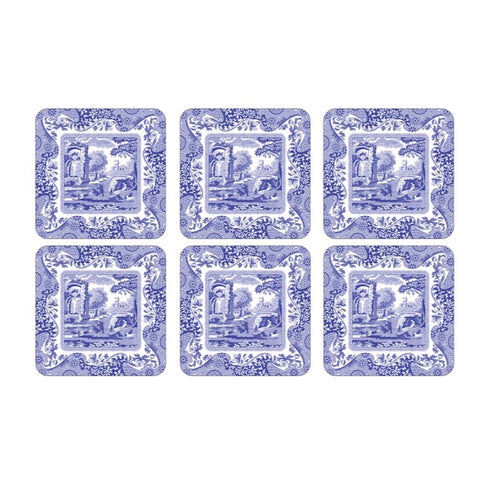 Spode - Blue Italian - Coasters - Set of 6