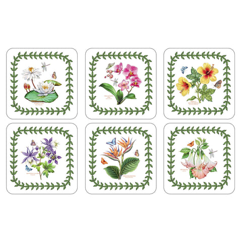 Exotic Botanic Garden - Coasters - Box Set of 6