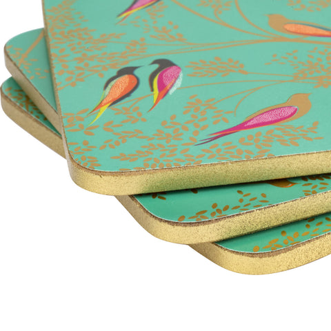 Sara Miller - Chelsea Collection - Coasters - Box Set of 6 - Green