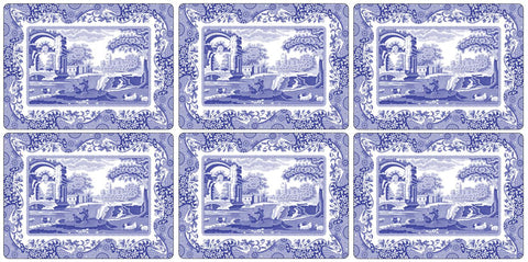 Spode - Blue Italian - Placemats - Set of 6