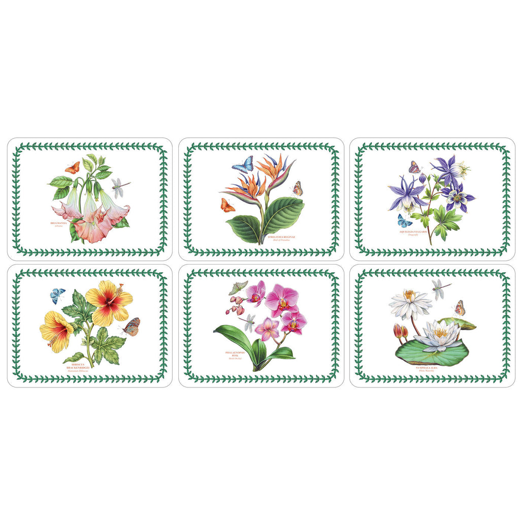 Exotic Botanic Garden - Placemats - Box Set of 6