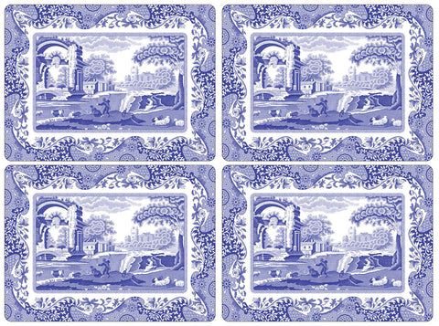 Spode - Blue Italian - Placemats - Extra Large - Set of 4