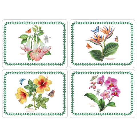 Exotic Botanic Garden - Extra Large Placemats - Box Set of 4