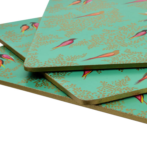 Sara Miller - Chelsea Collection - Extra Large Placemats - Set of 4 - Green